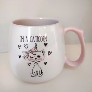 Cat Mug Caticorn | Cat + Unicorn 16 Ounce Two Cups
